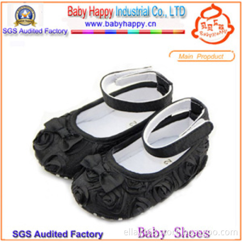 Black Baby Shoe Rosette Mary Jane for Baby